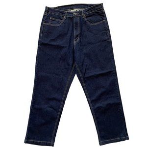 SCANDIA WOODS Vintage Jeans 36 Short Inseam 27.5" Men's Dark Wash Relaxed Fit